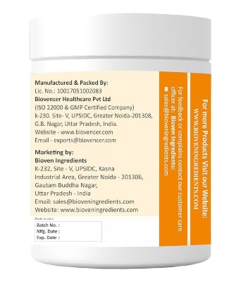 Bioven Ingredients Pectinase Enzyme Powder for Fruit Processing, Juice Clarification & Yield Improvement, Premium Pectin-Breaking Enzyme for Pulp Reduction & Extraction Support, 125gm