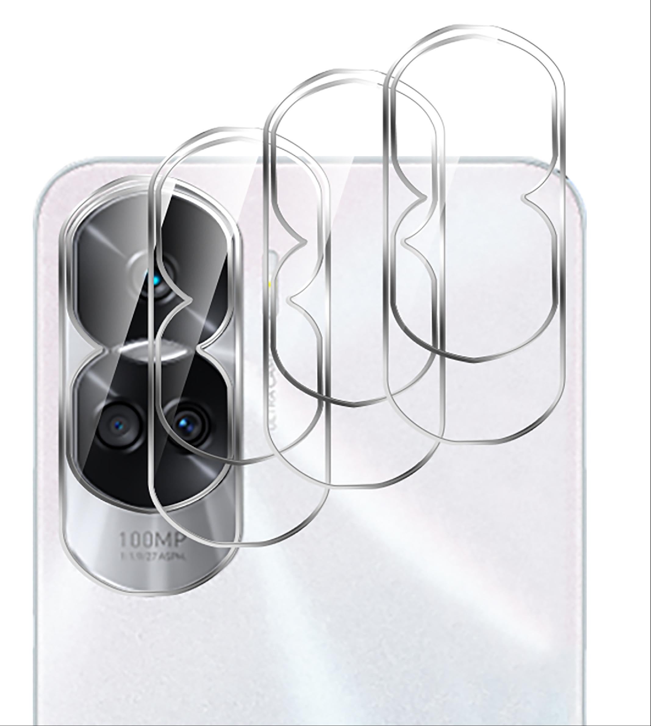 GIOPUEY 3D Glas Kamera Schutzfolie Für Honor 90 Lite 5G – 3 Stück, Hochtransparent & Kratzfest