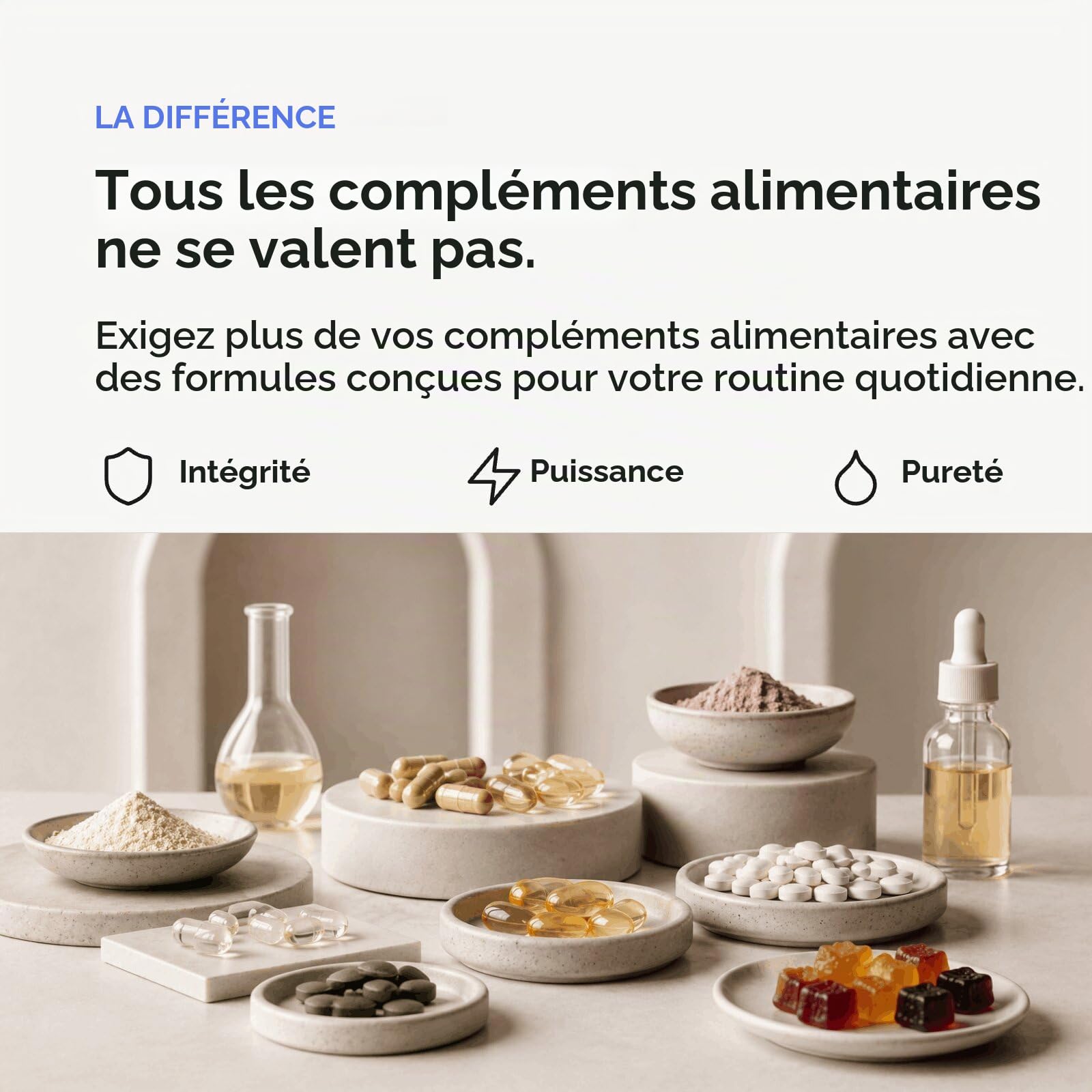Codeage Capsules de peptides multicollagènes, supplément de collagène bovin hydrolysé et nourri à l'herbe avec ashwagandha et baies d'amla, collagène pour la peau, les cheveux, 90 gélules