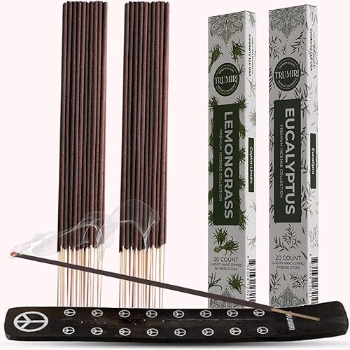 Vista 134 de Trumiri Incense Sticks - Combo Pack of 40 Insence-Sticks - 20 Rose + 20 Lavender - Insenses - Insents - Incents - Inscense - Incence - Incienso