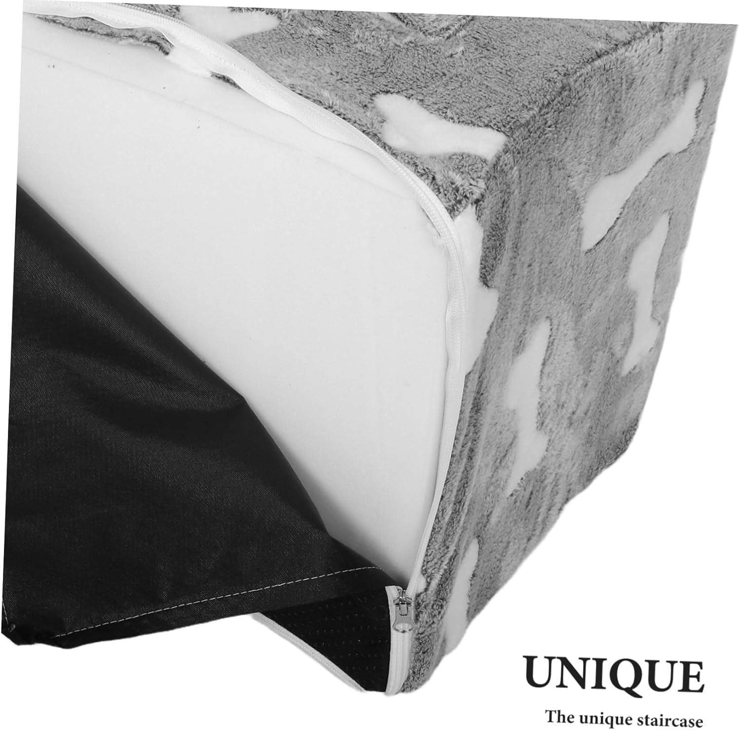 Alasum Pet Stairs for Dogs and Cats Non- Three-Step Ladder for High Beds and Lightweight and Easy to Indoor Pet Steps for Safe Climbing and Play