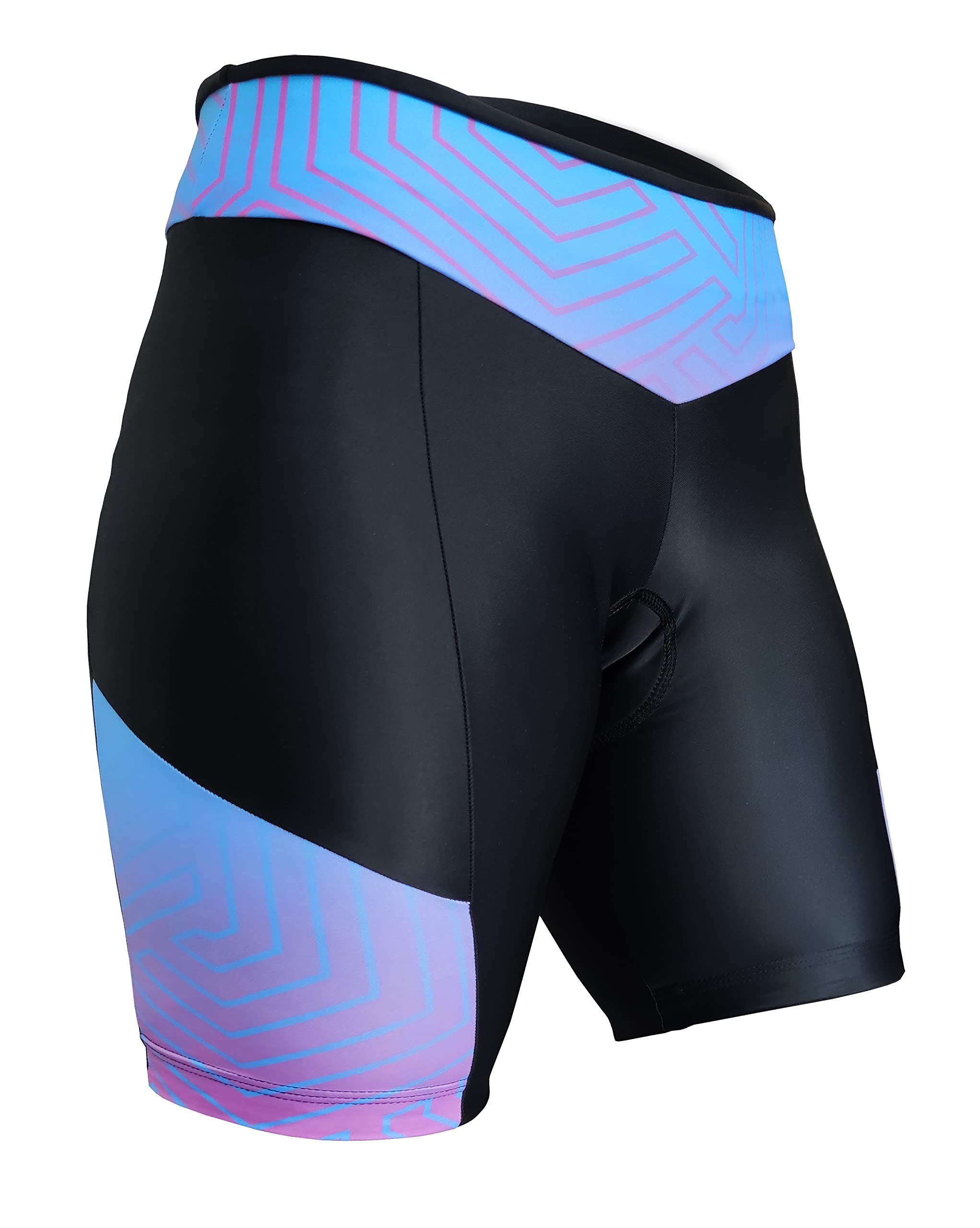 Flavia - Pantaloncini da ciclismo da donna con imbottitura per seduta