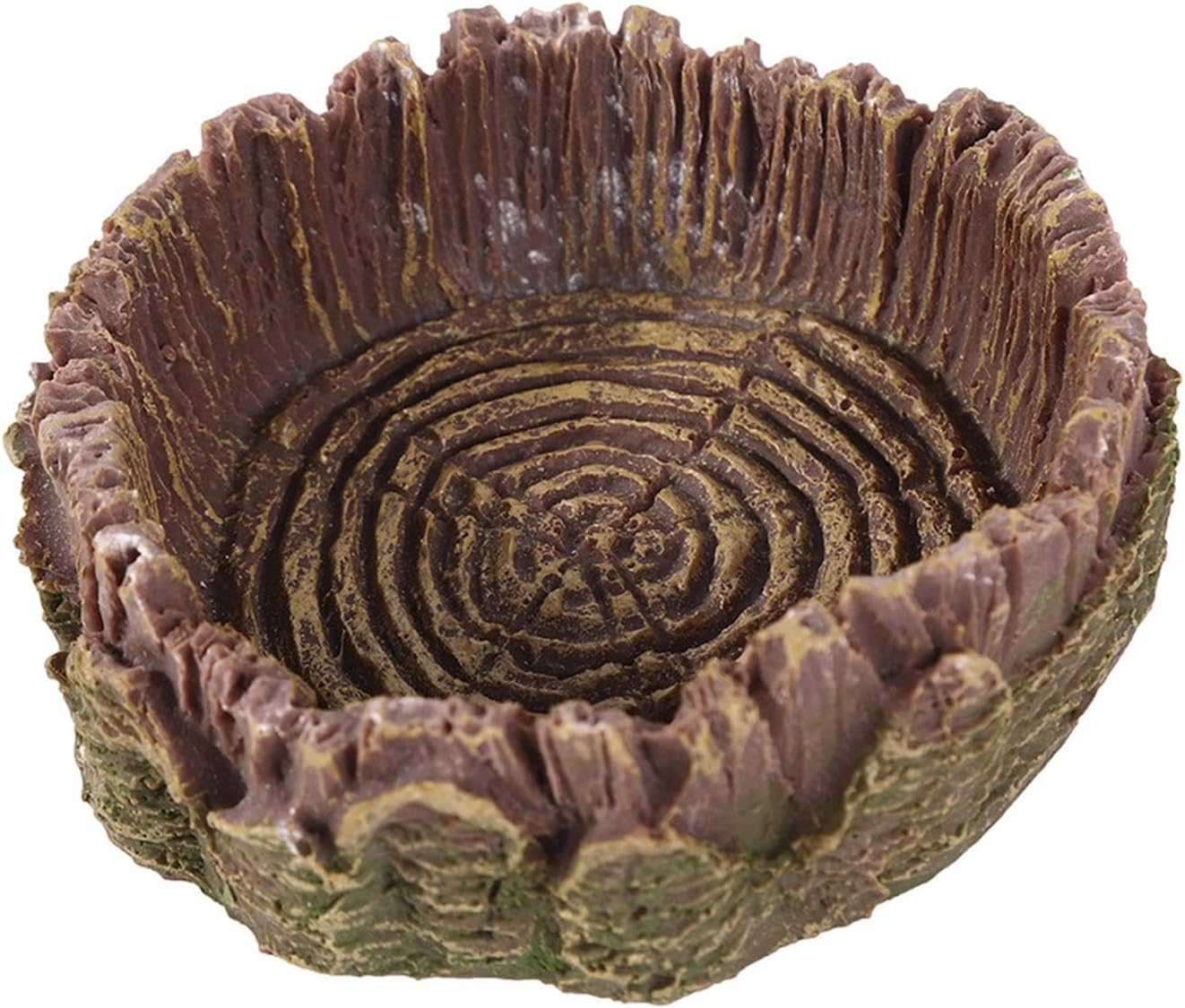 Reptile Water Dish with Ramp Large Bathing Pool for Turtles Bearded Dragons Snake Rest Bath with Drainage 39x26.5x5cm