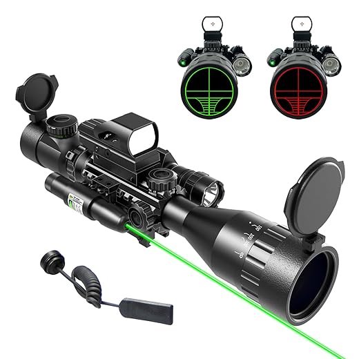 UUQ 4-12&16X50 AO Rifle Scope Combo