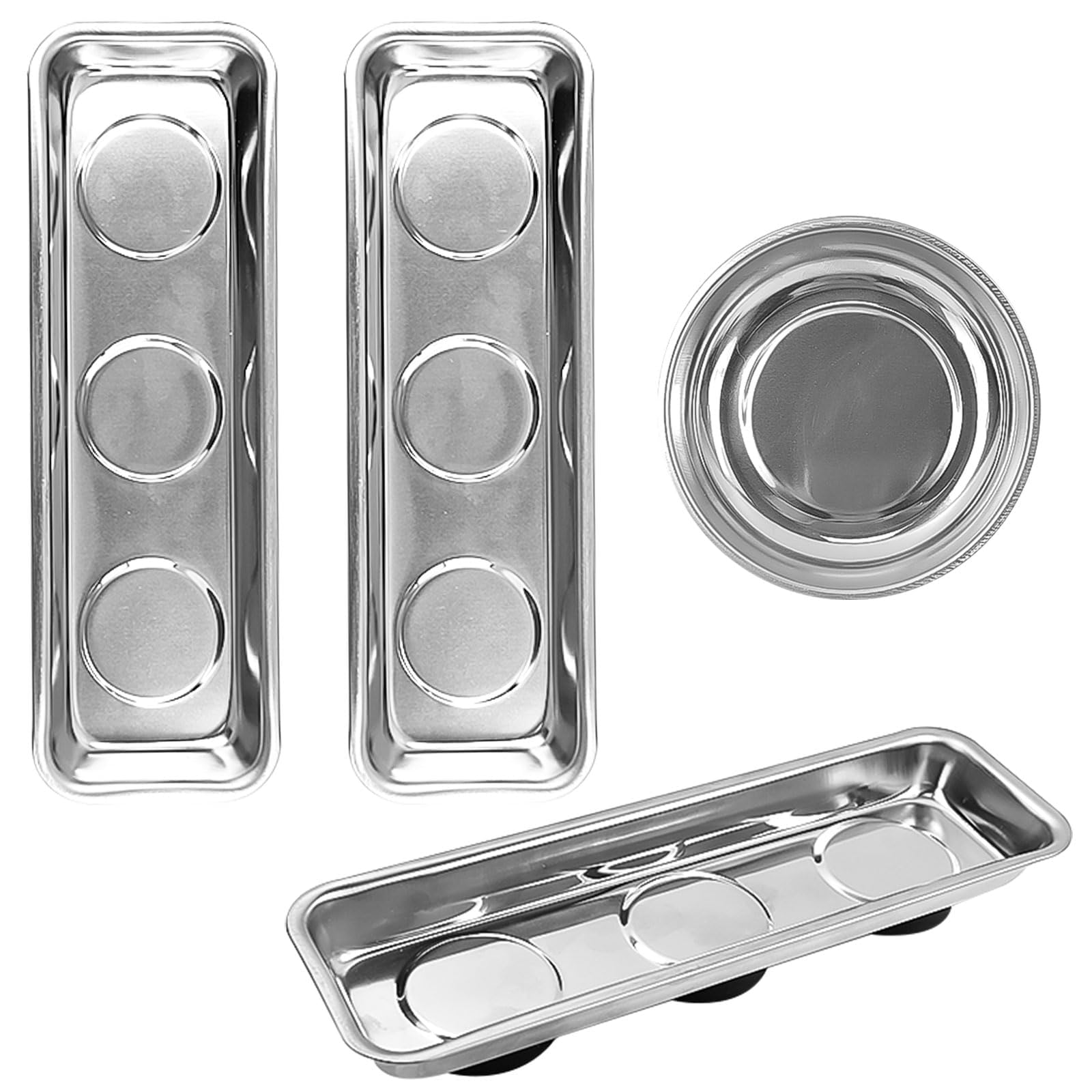 VASTOOLS Magnetschalen 6-tlg - Edelstahl Für Schrauben & Werkzeug