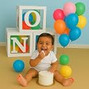 One Balloon Box for 1st Birthday Decoration Baby Boys Girls Kids Twins Year Transparent Plain Letter Balloon 3 Pcs White Box Glue Dots Arrangement Set Items Kit gallery image