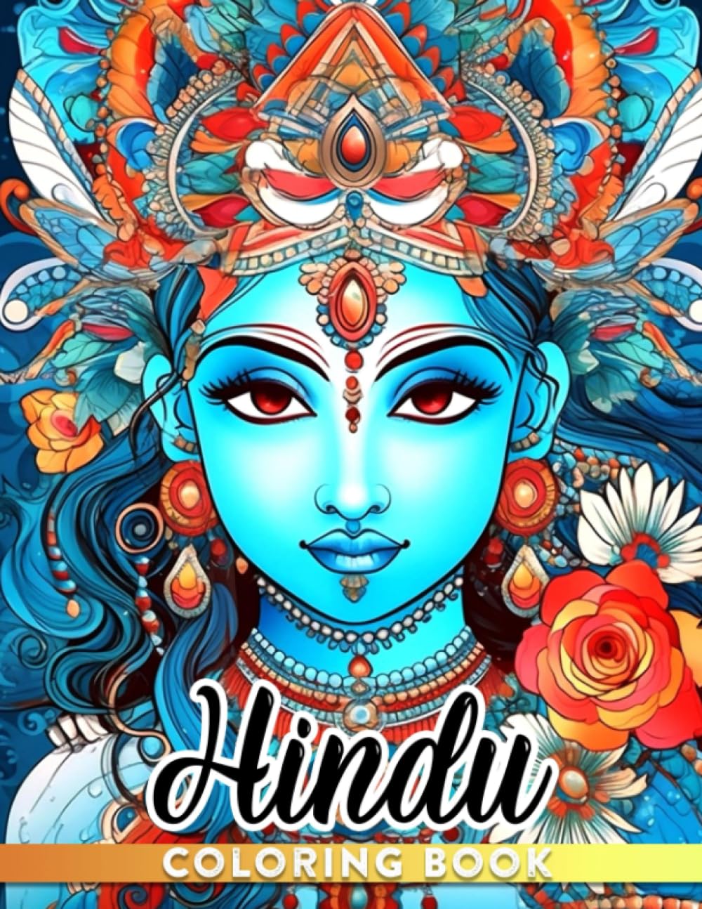 Amazon.com: Hindu Coloring Book: 30 illustrations for adults to color ...