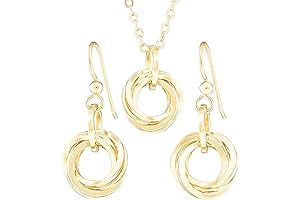 Classy Real Gold 14k Gold Jewelry Set for Women