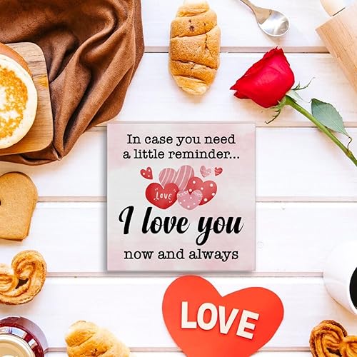 Vista 47 de Decoración de San Valentín, decoración del día de San Valentín, gnomos de San Valentín, camión, un camión cargado de amor, decoración de madera