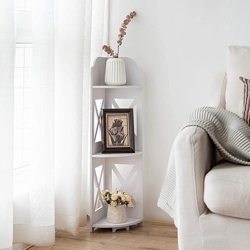 Miniatura 4 de Soporte esquinero, organizador de almacenamiento ideal para baño, estante de esquina perfecto para espacios pequeños, soporte impermeable también