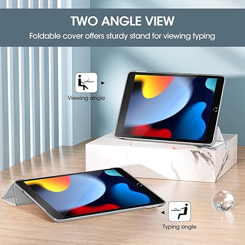 Miniatura 41 de ProCase Funda para iPad de 9ª/8ª/7ª generación de 10.2 pulgadas (versión 2021/2020/2019), funda 10.2 iPad de 9ª/8ª/7ª generación, funda inteligente