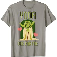 Star Wars Yoda One For Me Cute Valentine's Day Disney+ T-Shirt