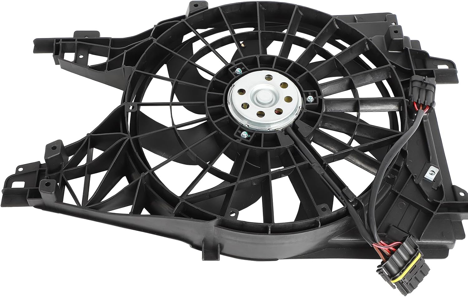 Radiator Cooling Fan Assembly Fit for Chevrolet Corvette 2005-2013 for Cadillac XLR 2005-2009
