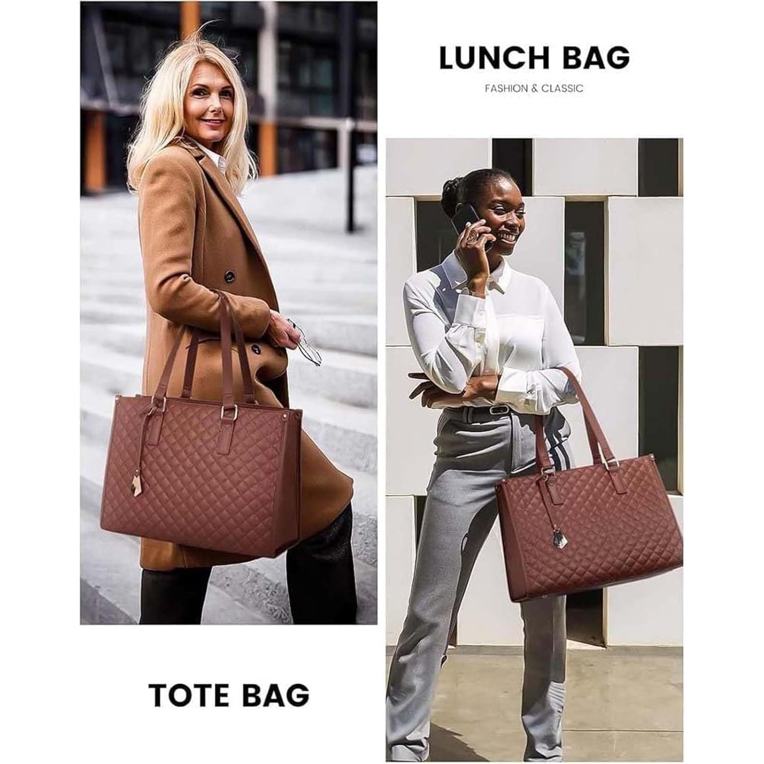 Torba Na Lunch Typu „dwa W Jednym”, Z Izolowaną Przegrodą Na Laptopa, Torba Na Lunch Biznesowy O Dużej Pojemności, Składana, Szczelna Torba Izolacyjna (Kaiqi)
