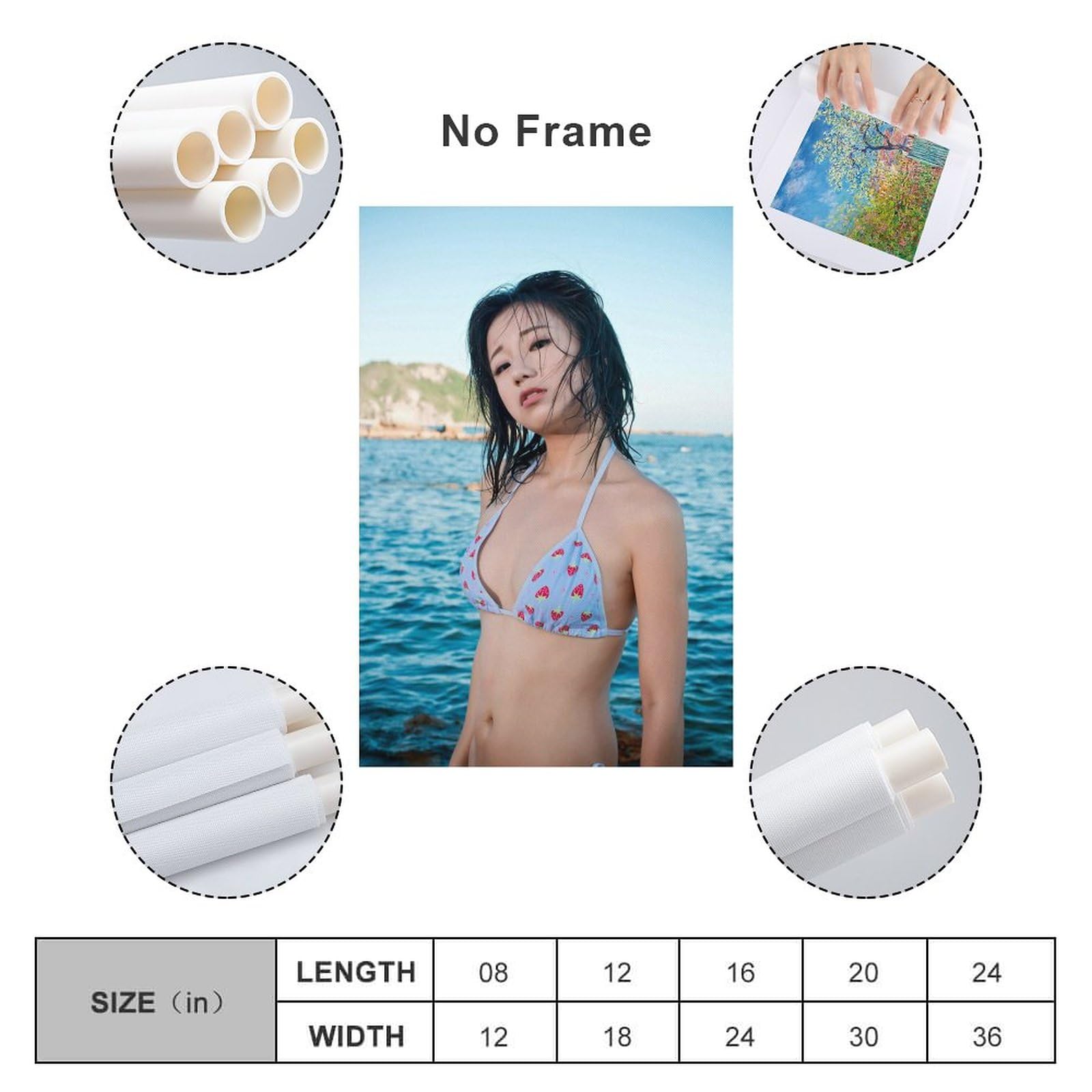 Amazon.co.jp: 蒼井優 あおい ゆう ポスター (1) キャンバス 芸術