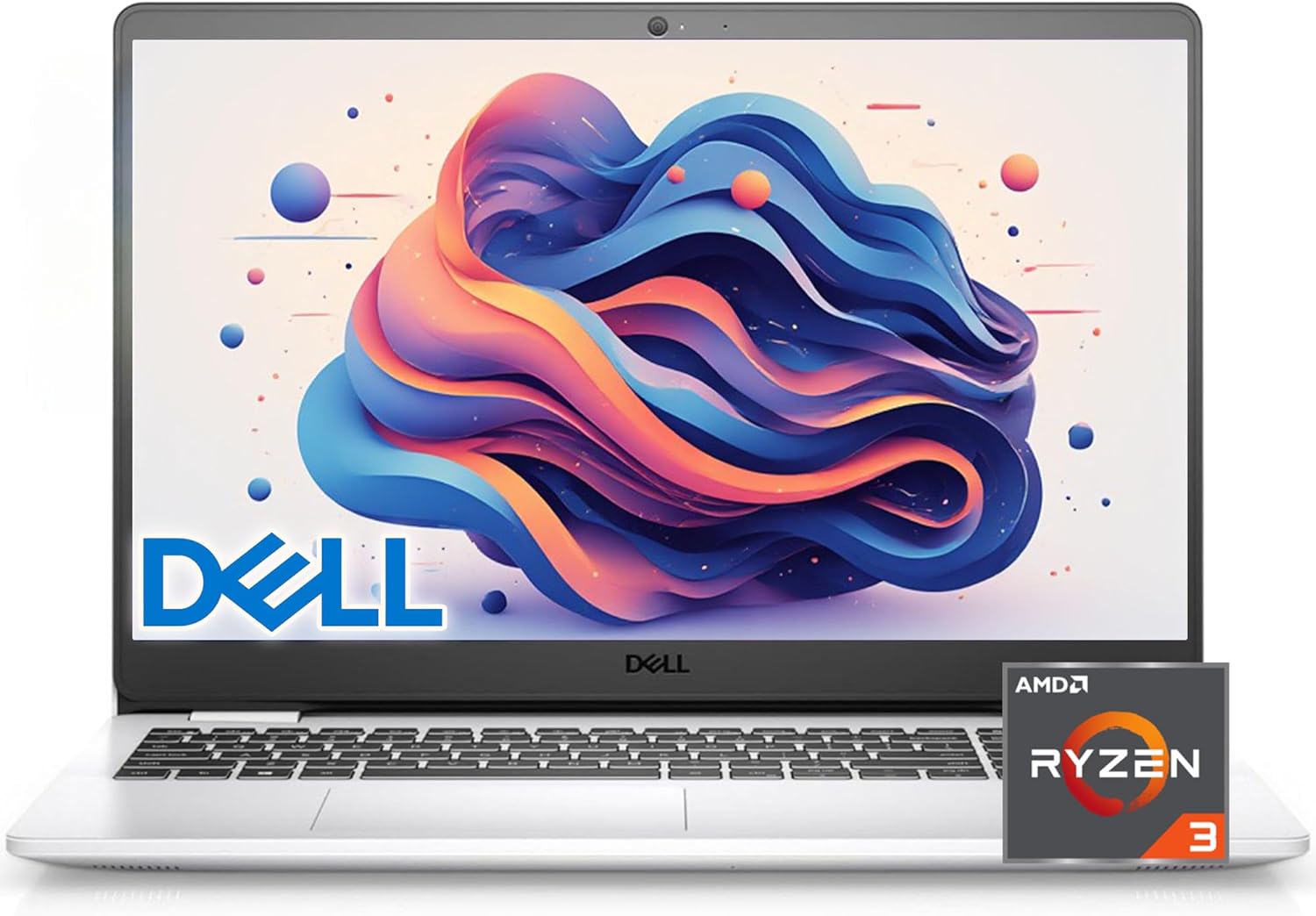 Dell Inspiron Laptop | 8GB RAM 512GB SSD PCIe | AMD Ryzen 3 3250U (Up to 3.5GHz) | 15.6" FHD (1080p) Display | Backlit Keyboard | Windows 11 | RJ-45 Ethernet