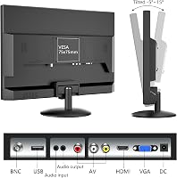 Wstirhy 19" LED Monitor HDMI VGA USB 1366x768 Beépített Hangszóróval 6