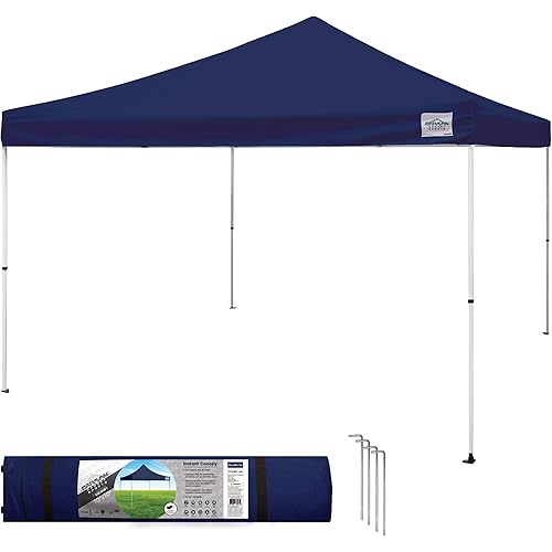 Caravan Canopy Sports 21208100060 Caravan M-Series 2 Pro 12 X 12 Foot Straight Leg Kit, Navy Blue Canopy, 12x12