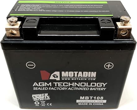 AGM Battery For Yamaha GTX-5LBS0-00-00 1S4-82100-10-00 YTZ-7SHE0-00-00 REPLACES
