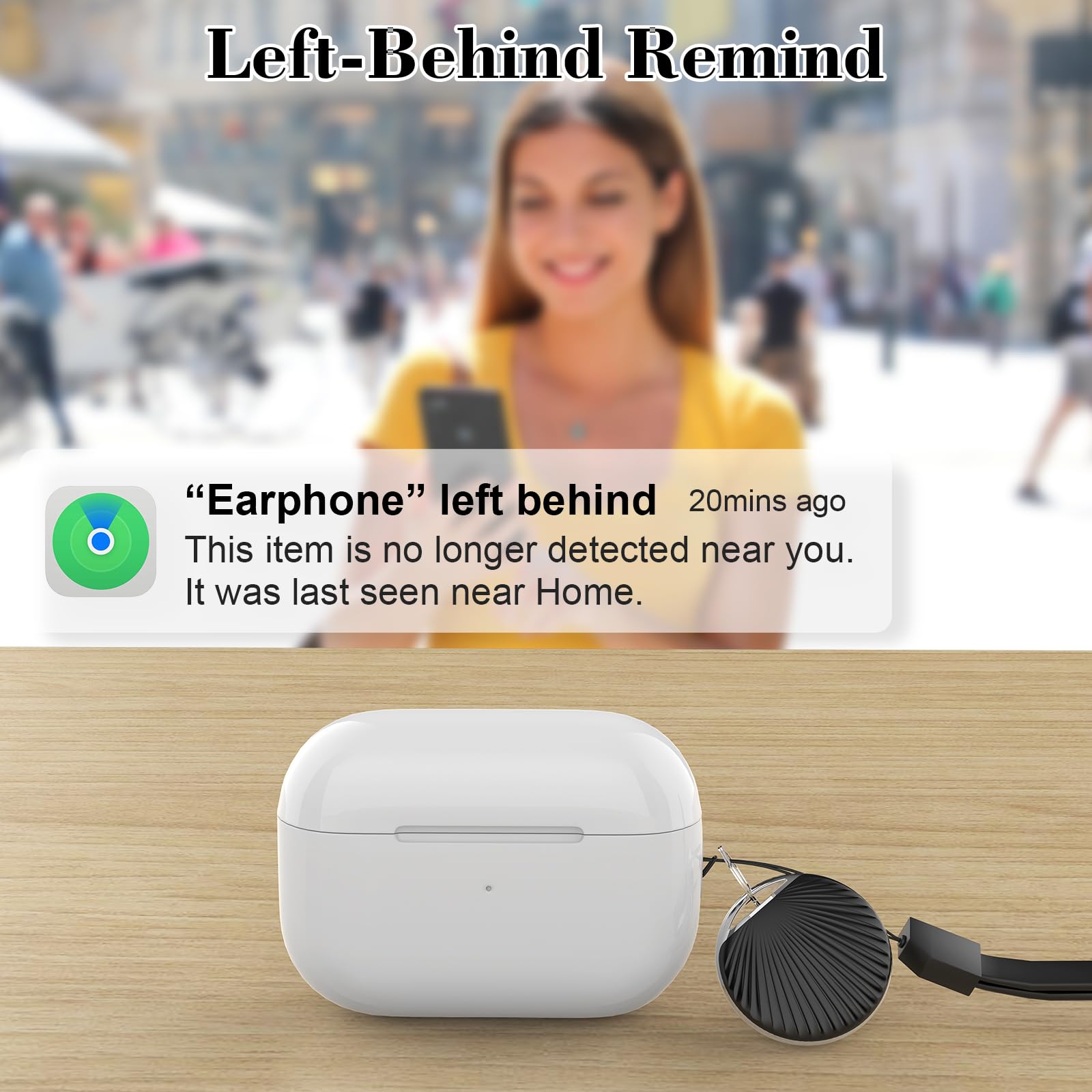 Balise de suivi d'air, étiquettes intelligentes, tracker Bluetooth pour animaux de compagnie Apple Find My, batterie remplaçable, étanche IP68, localisateur de clés et localisateur d'articles pour