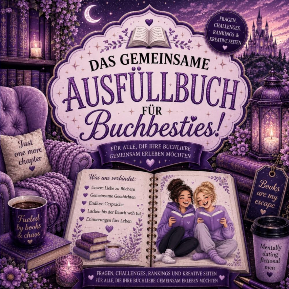 Ausfüllbuch für Buchbesties (Coloring Books, Activities, and More for Book Lovers)