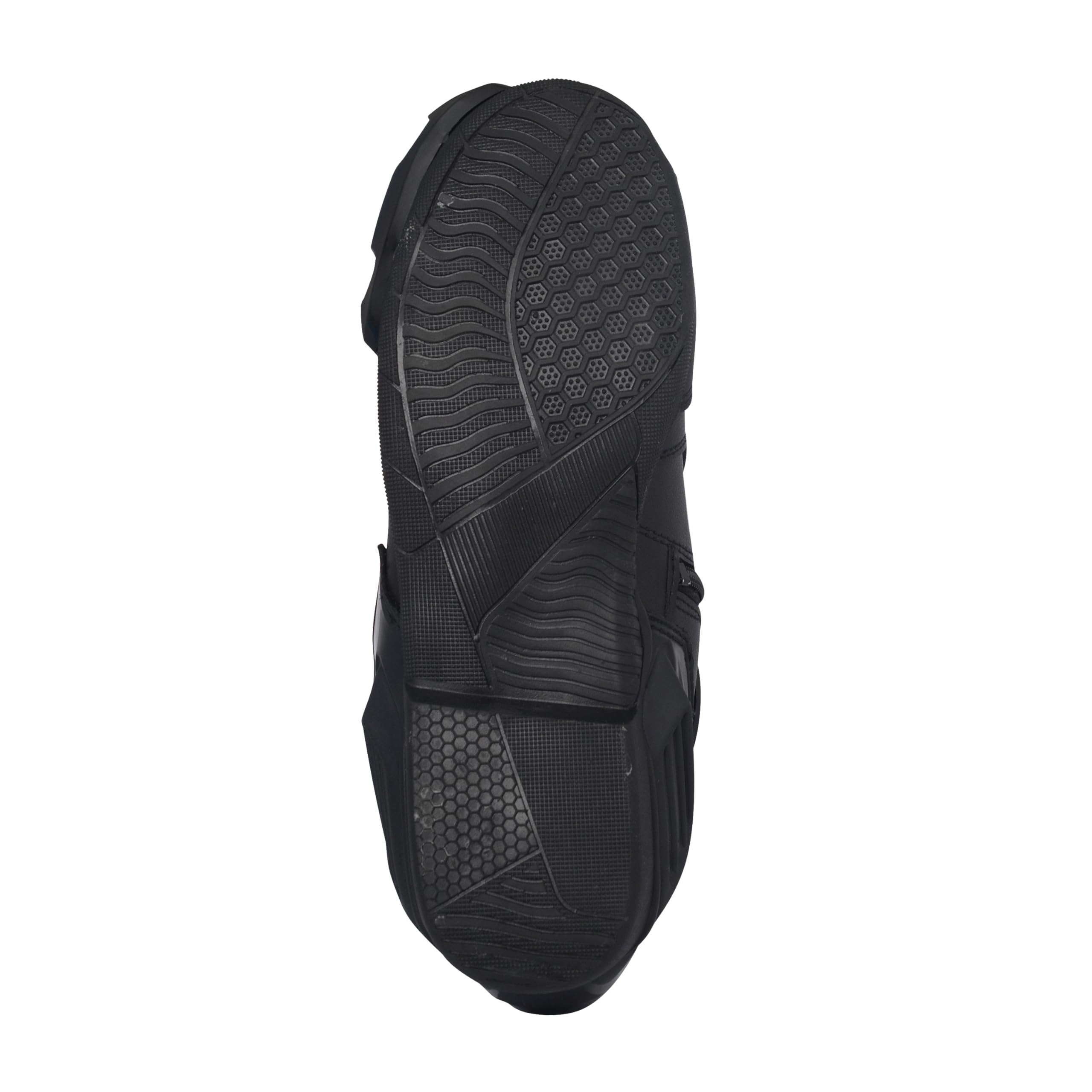 Bohmberg Botas de moto para hombre, deportivas, de piel, estables,protectores reforzados integrados, con protección en los tobillos, ergonómicas, botas moteras, biker, motorista - 42