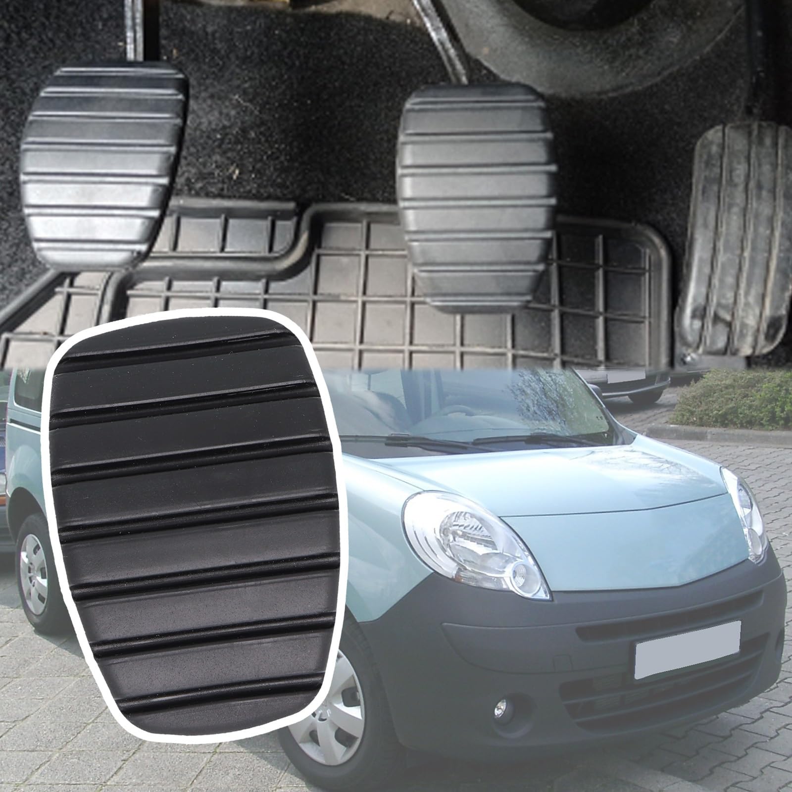 Pedale Repose Pieds Voiture Pour Kangoo Pour KC Pour FC 1997 1998 1999 2000 2001 2002 2003 2004 2005 2006 2007 2008-2020 Couvre-pédales De