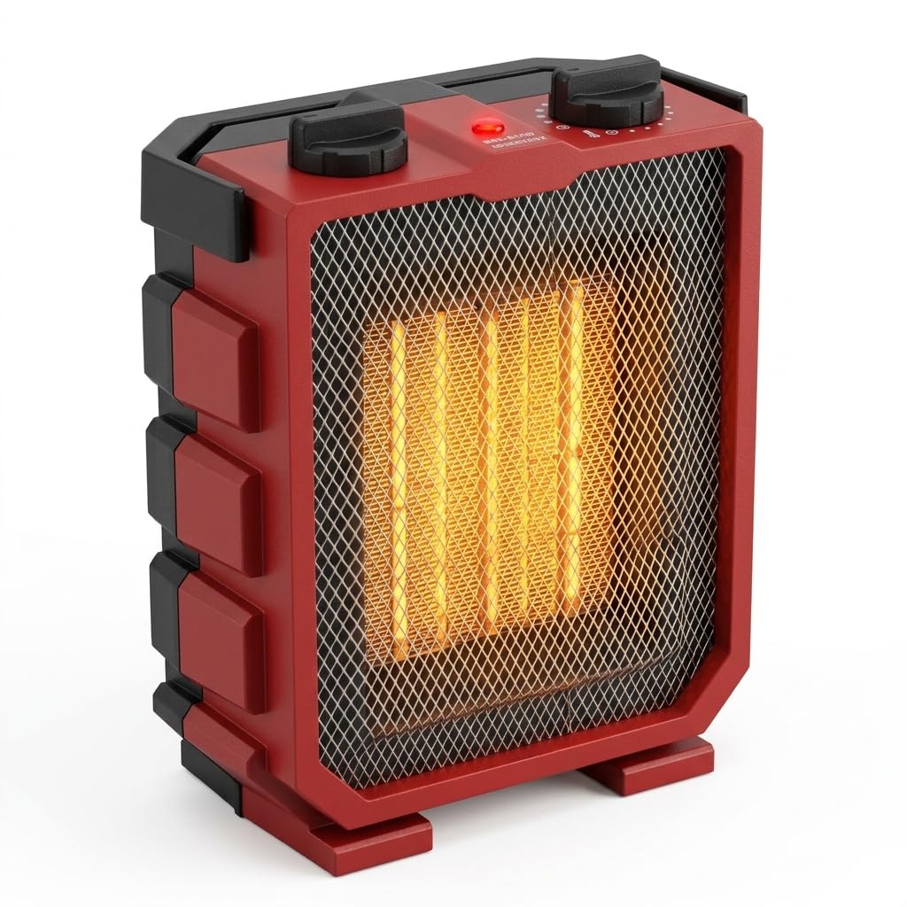 Comfort Zone Red Utility Heater