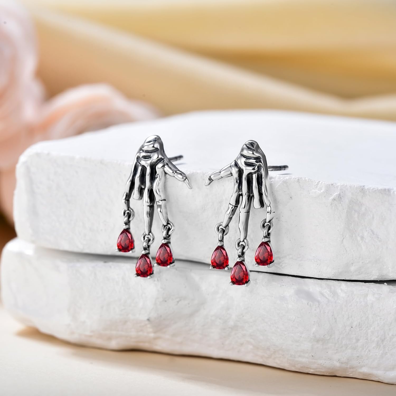 Sterling Silver Halloween Dangle Drop Earrings - Cute Halloween Jewelry Gifts for Daughter - Image 3