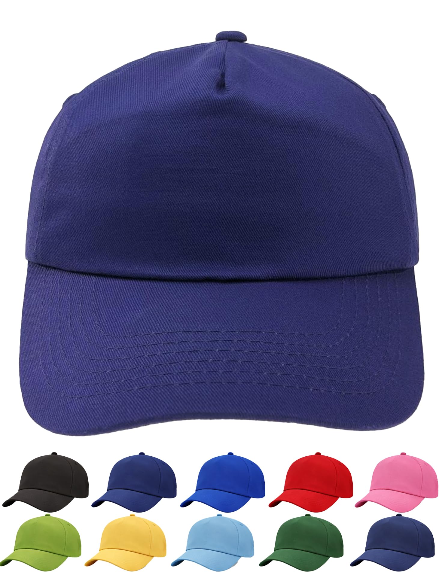 4sold Childrens Kids Baseball Sun-Hat 50 UPF Cap HAT Boys Girls Purple
