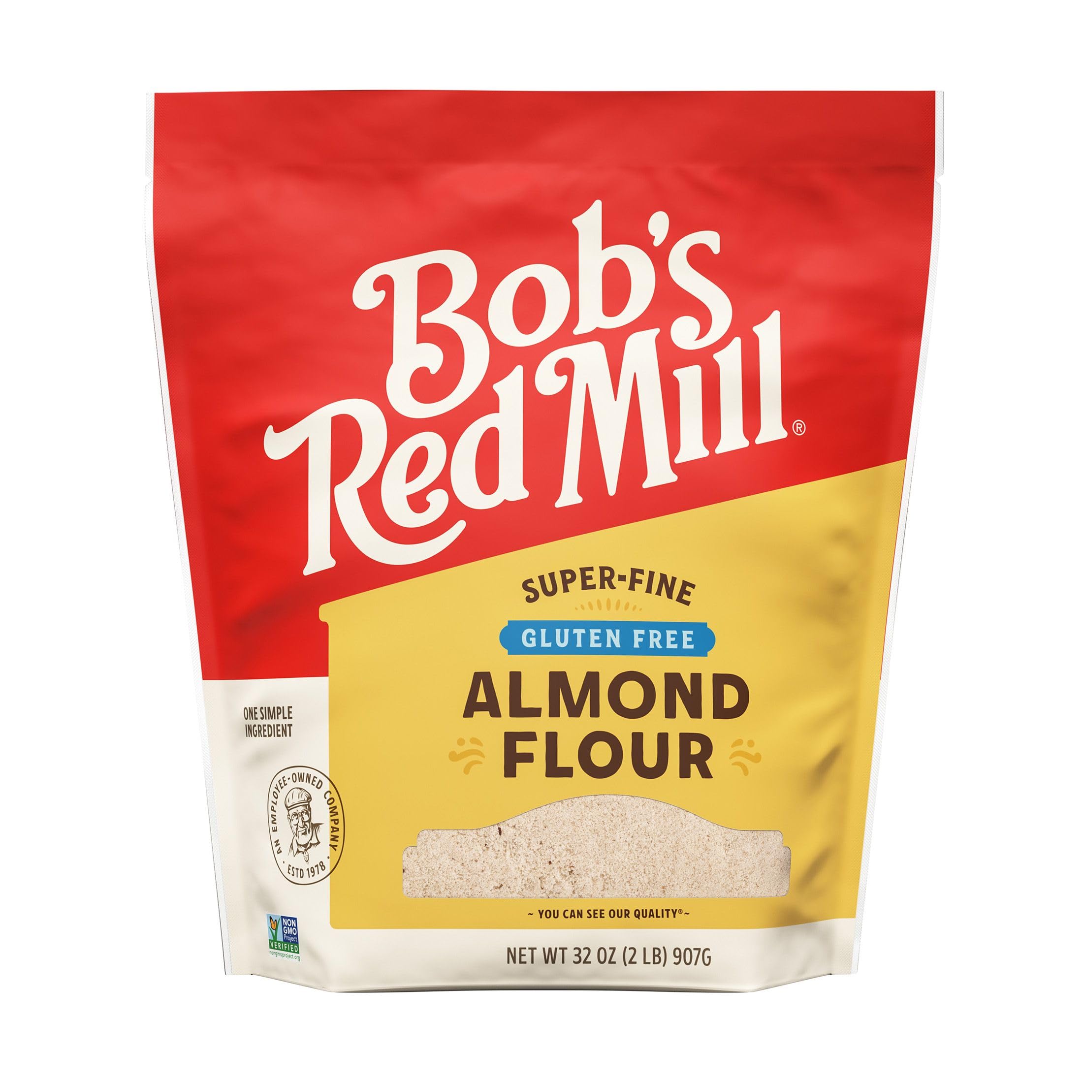 Bob's Red Mill 32 Ounce (Pack of 1) / Resealable / 1 Almond