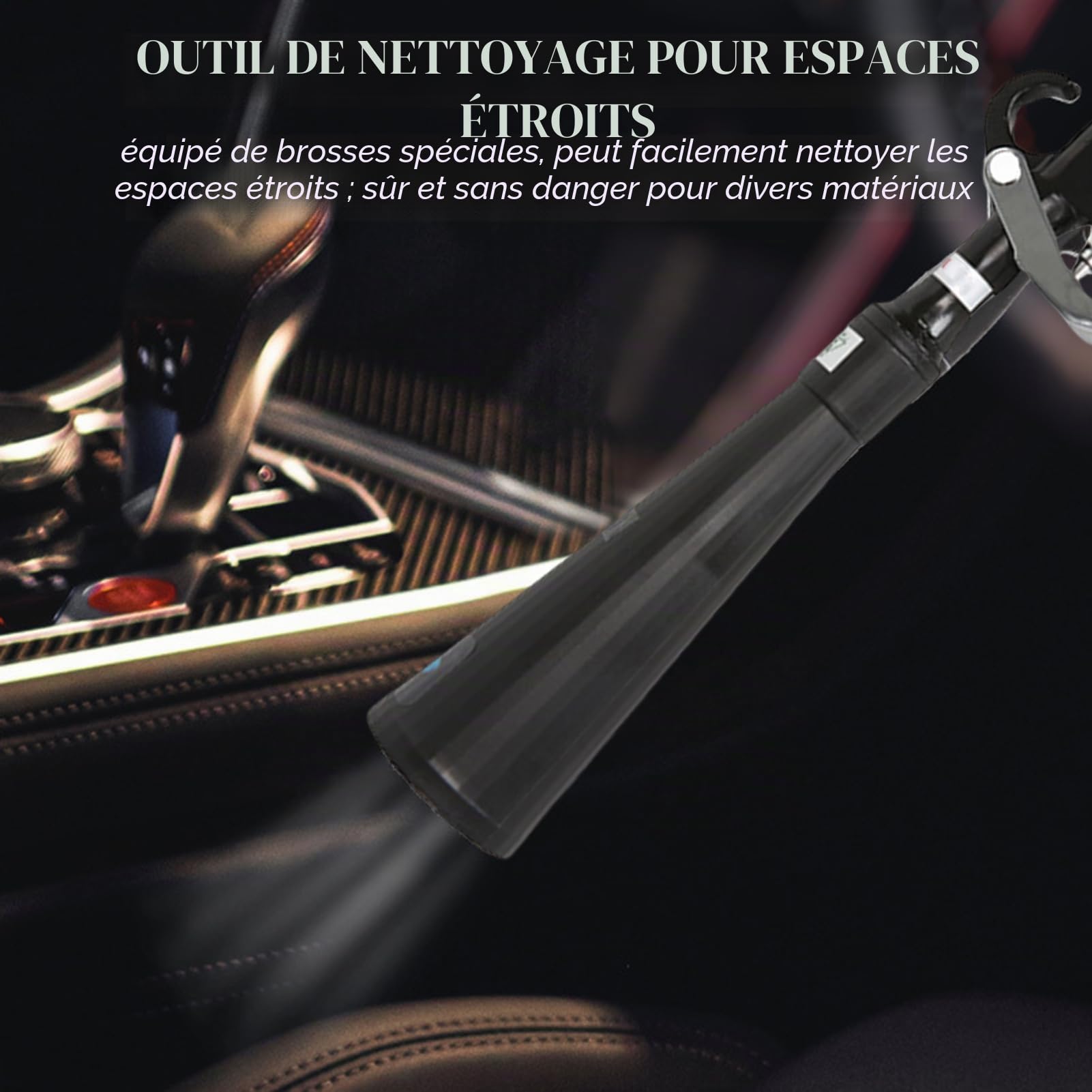 Worparsen Pistolet de nettoyage à air comprimé - Pistolet de nettoyage haute pression - Pression d'air réglable - Pour siège de voiture, tableau de bord, tapis, intérieur de voiture