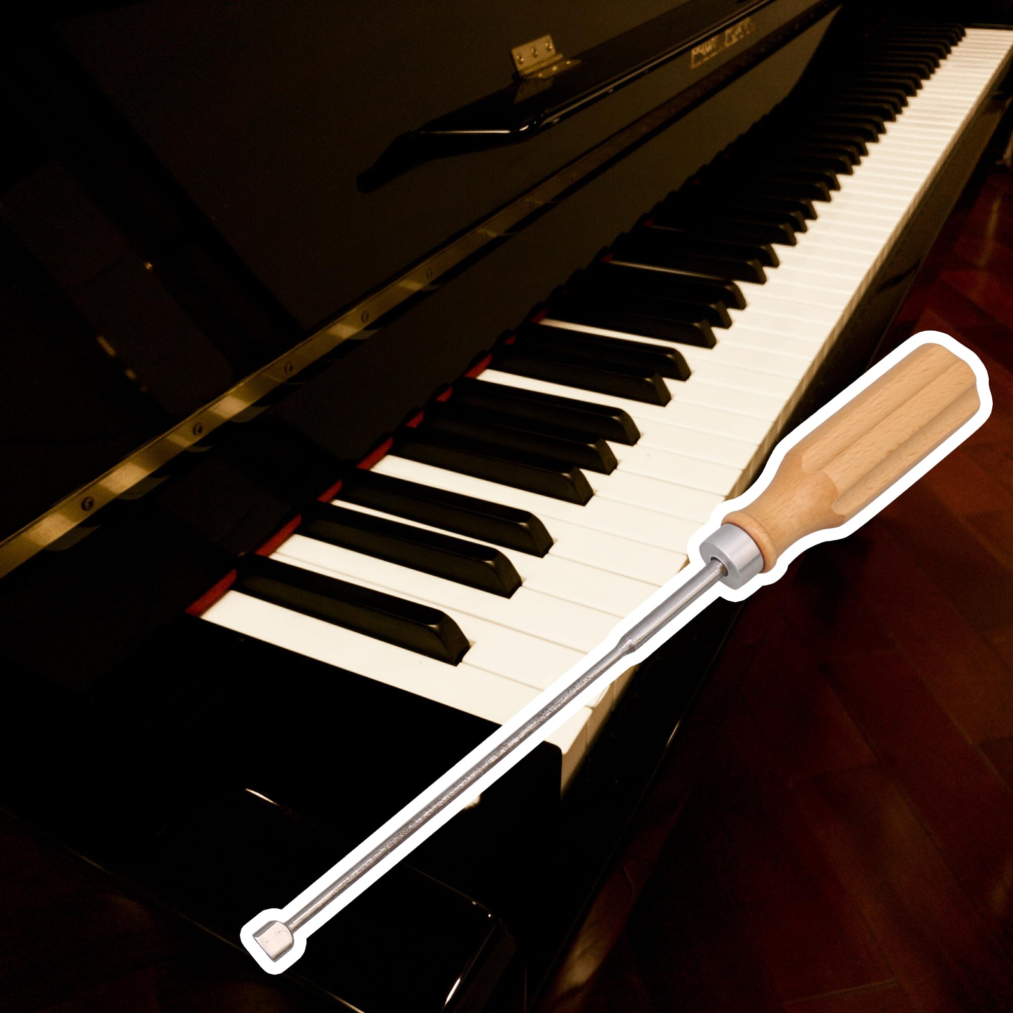 26,9 cm 2,8 cm outils de Tempérament d'accordage pour piano Piano à queue Let-off Régulateur