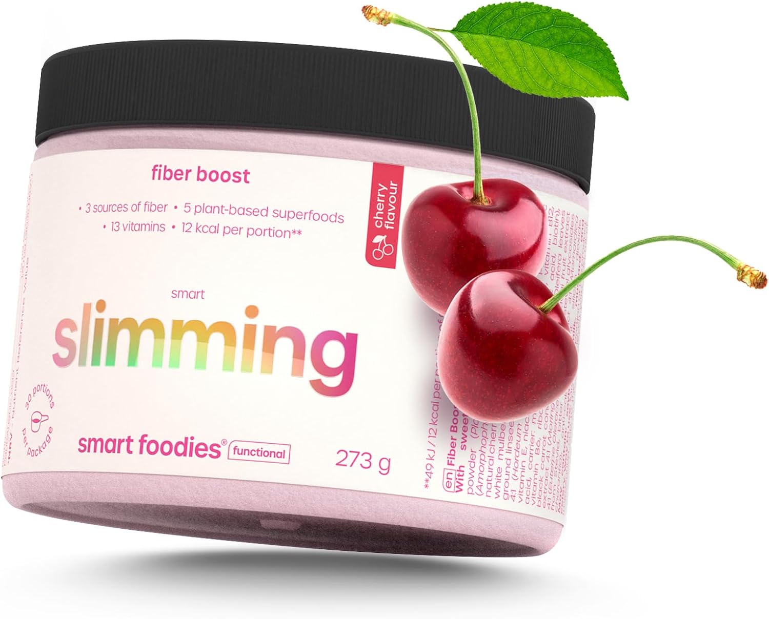 Functional Smart Slimming – Fibre Boost, vermindert eetlust en ondersteunt metabolisme, antioxidatie, natuurlijke vezel