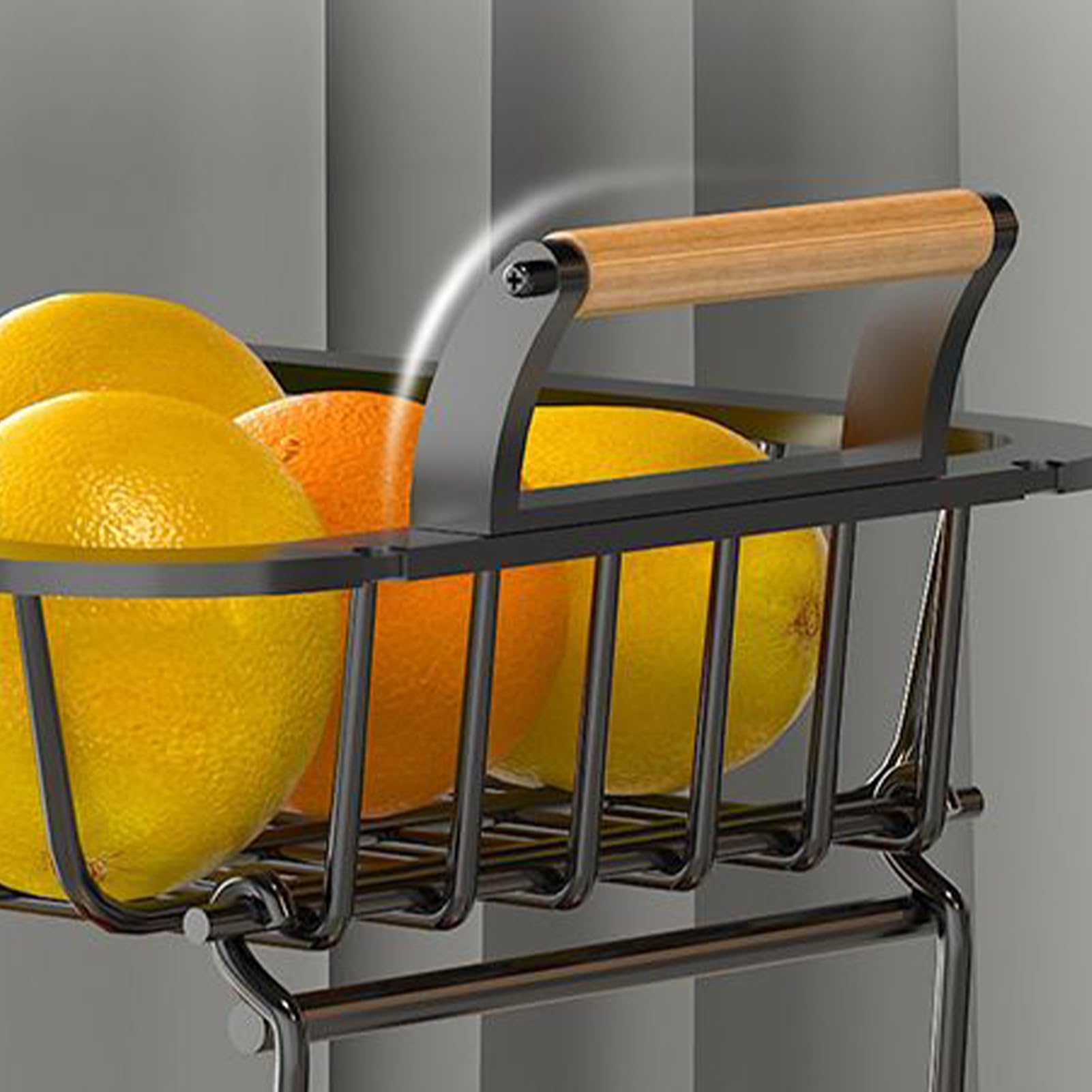 Portafrutas de 3 Niveles para Encimera de Cocina | Estante de Alambre para Organizar y Almacenar Fruta, Verdura y Alimentos en Encimera o Despensa para Hogar y Restaurantes