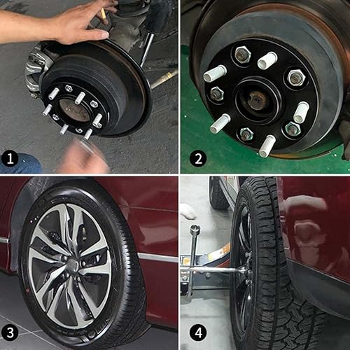 Miniatura 8 de GTOSH Cars Wheel Spacers for Korando Sports for Korando Turismo for Stavic PCD 5x130 Cb 84.1mm Wheel Spacer Adapter