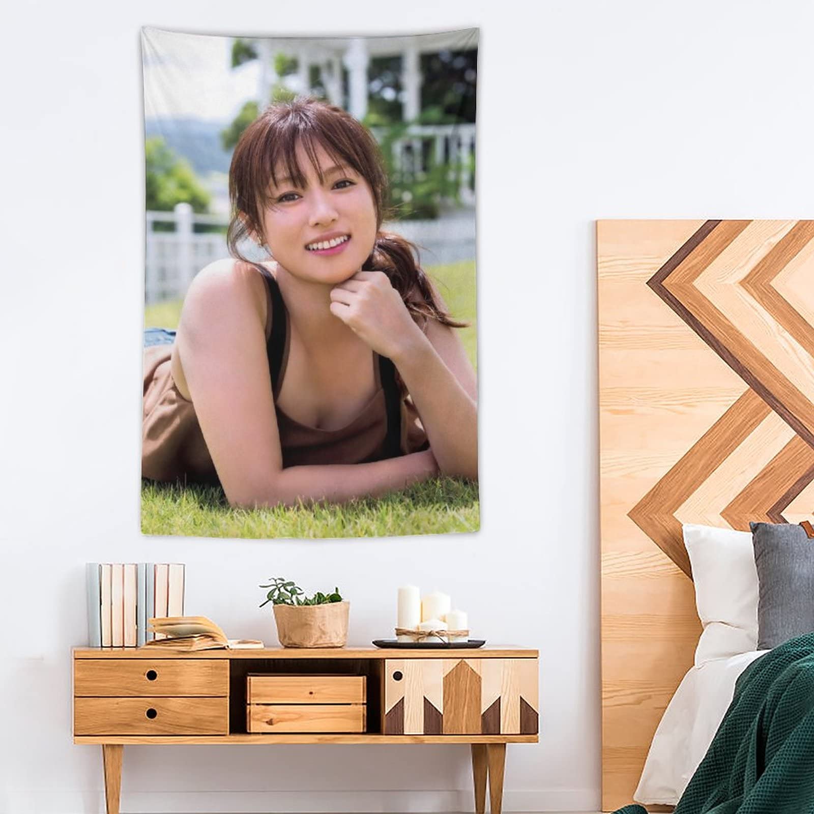 エビス ビール☆深田恭子 タペストリー☆非売品☆保管未使用品 深田恭子さんが魅せる至極の癒し仕草に惹き込まれる・・・「ヱビス 華