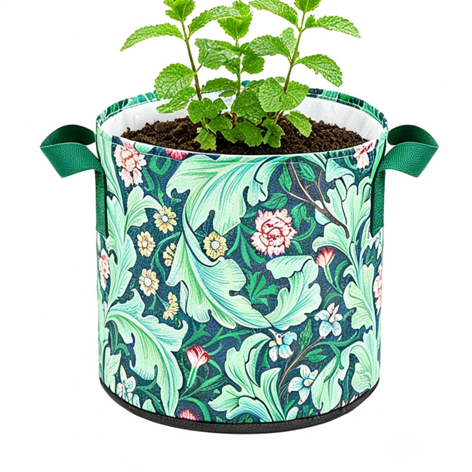 Bolsa para plantas contenedor de tela para tomate pepino pimienta bolsas de plantación exterior