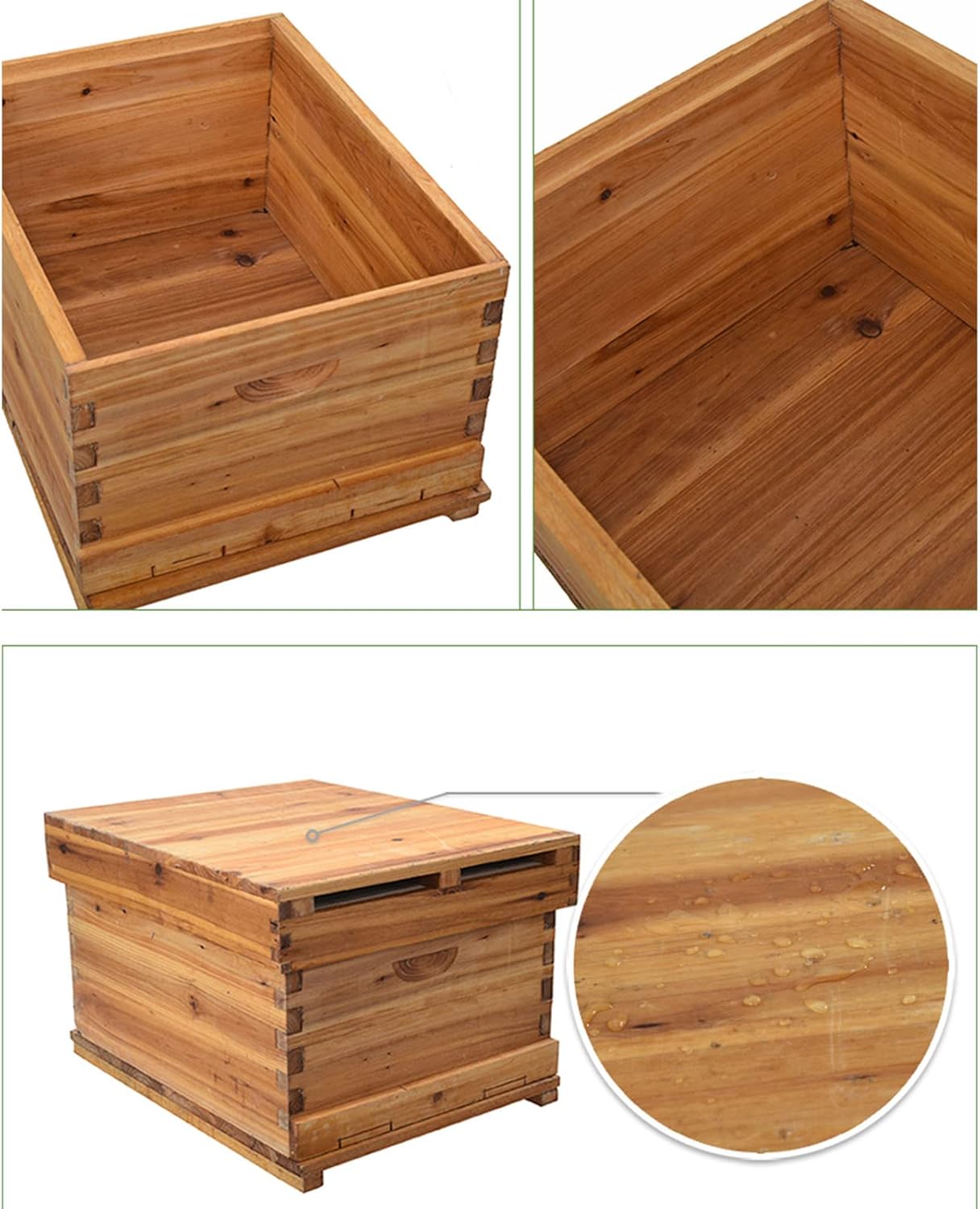 Buy ZYB Bee Hive, 10 Frame Beehive Kit Includes 2 Beehive King Cages