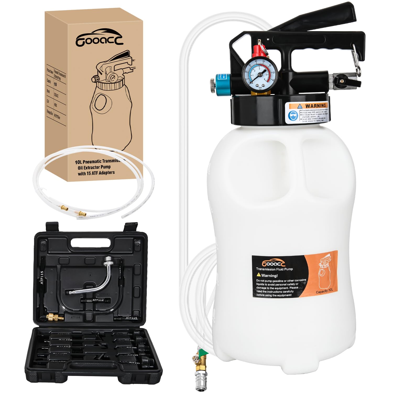 GOOACC Transmission Fluid Pump Kit 10L