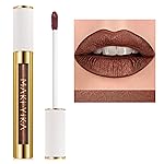 MAKI YIKA Brown Lipstick for Women Metallic Lipsticks Glitter Long Lasting Lipstick No Smudge No Transfer Liquid Lip Gloss (BR04 After Heat)