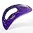 Scienlodic Gua Sha Massage Tool with Handle (Resin) Larger Guasha Body Scraping Tool for Back Legs Neck Massage, Lymphatic Drainage, Cellulite Remove - Large Dark Purple