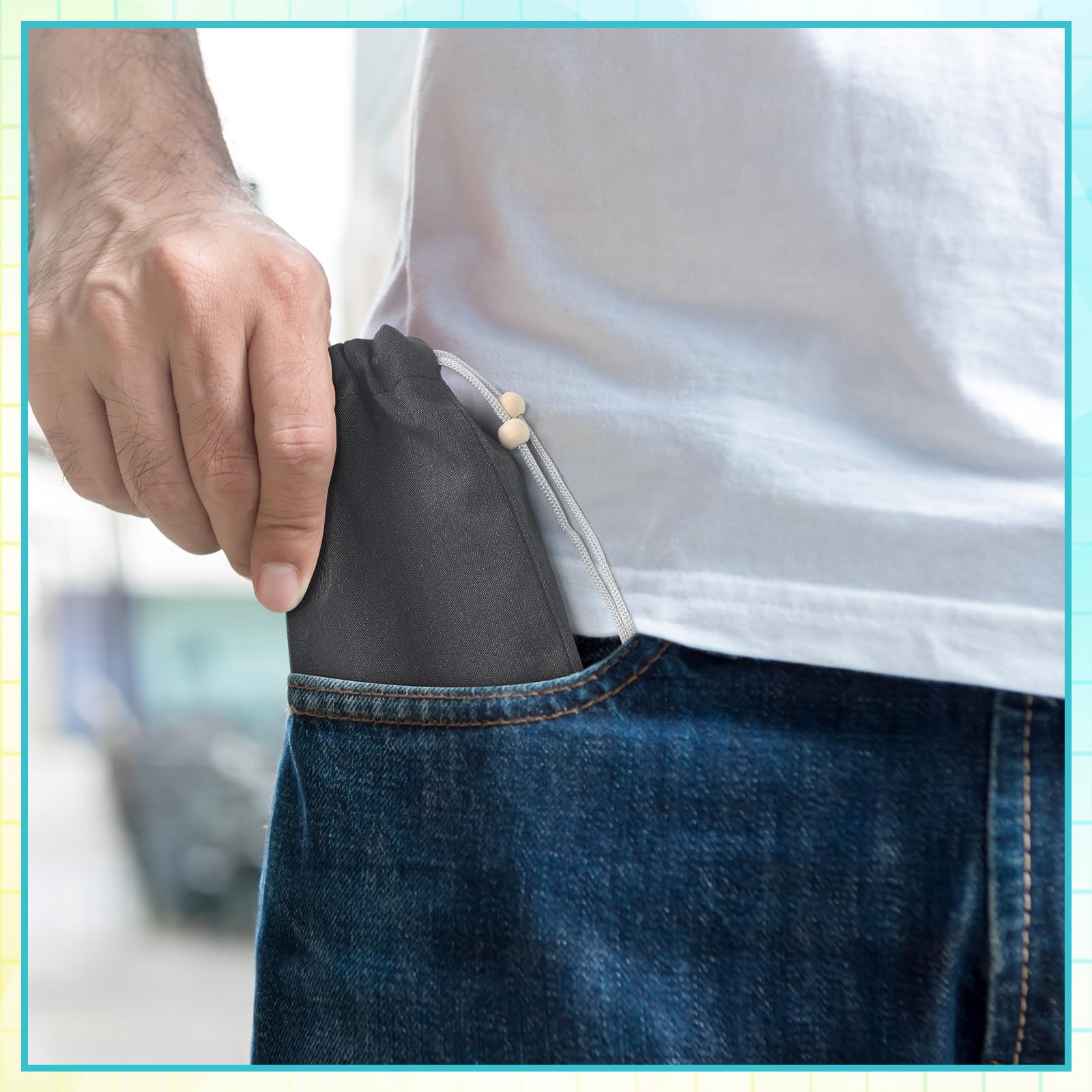 3 fundas para teléfono con bloqueo EMF, funda protectora para teléfono celular, cabe en el bolsillo, funda para teléfono EMF, bolsa de protección contra intrusión de señal, GPS y señal de