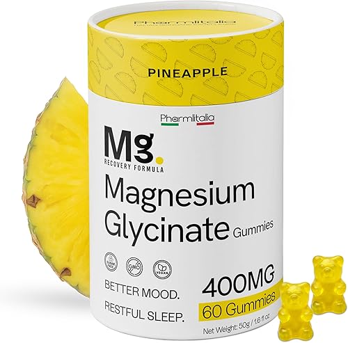 Miniatura 2 de Paquete de gomitas de glicinato de magnesio y Shilajit del Himalaya puras  Sueño, recuperación muscular y energía  Magnesio de alta absorción 400 mg