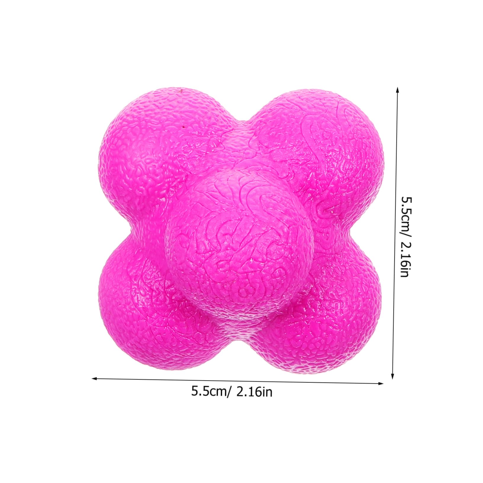 balacoo Enhance Reflexes Reaction Ball Hexagonal Fitness Ball for Home Goalkeeper Training Hand Eye Coordination