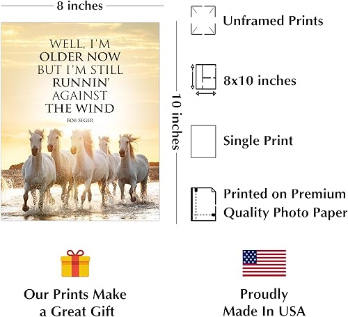 Miniatura 2 de Still Runnin Against The Wind - Bob Seger Music Decor Wall Art, This Wall Decor Music Poster Print is Great For Music Room, Office Decor, Home