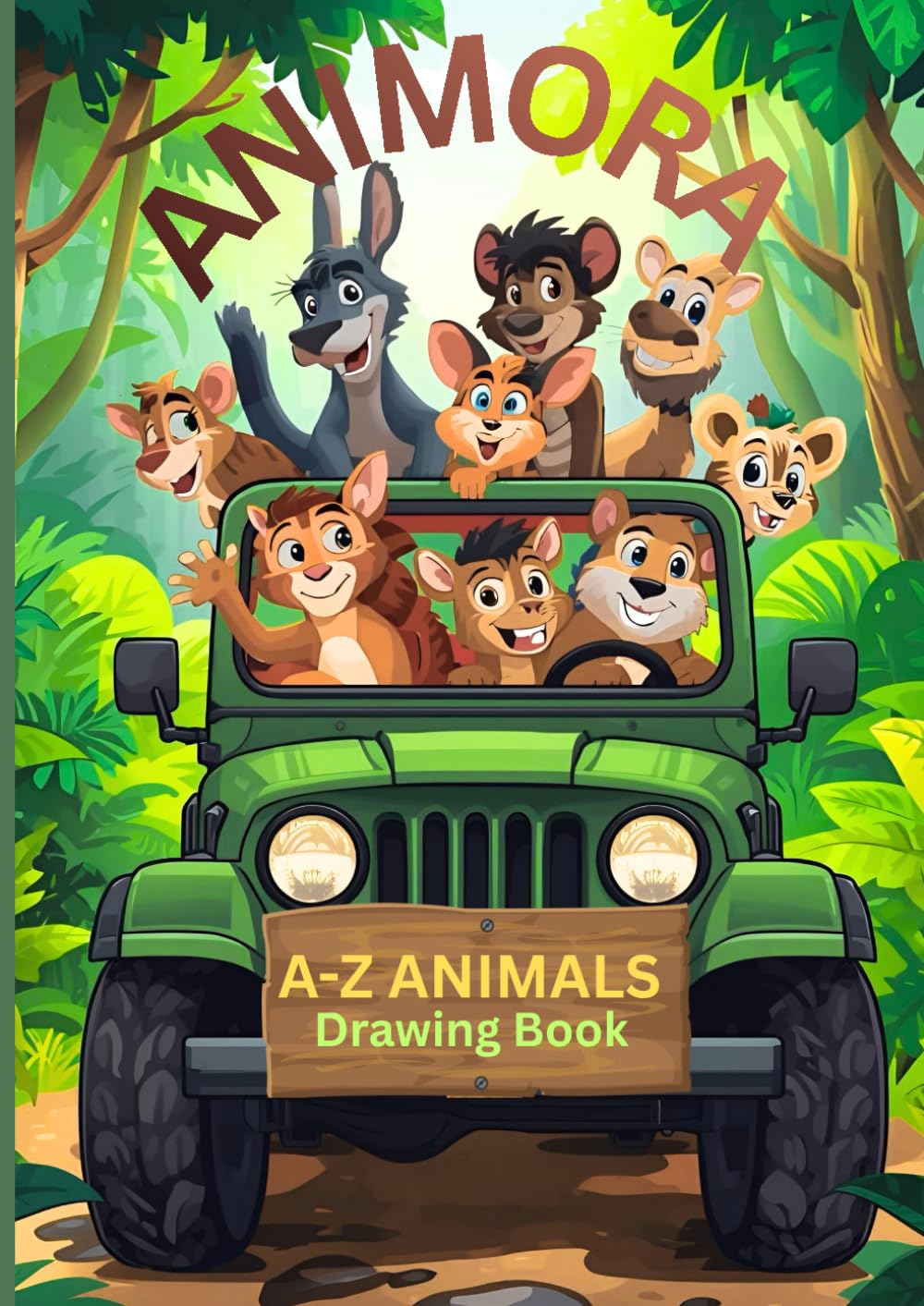 Animora a-z animals: Drawing book