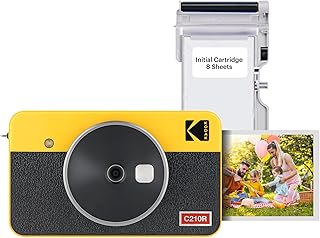 Kodak Mini Shot 2 Retro Portable Wireless Instant Camera & Photo Printer, Compatible with iOS & Android and Bluetooth Devi...