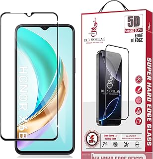 دلـع موبايلك واقي شاشة من الزجاج المقسى مقاوم للخدش بدرجة صلابة 9 ومقاوم للخدش مناسب لهونر X6/هونر X6A/هونر X6B/ايتل A70/تكنو سبارك 9