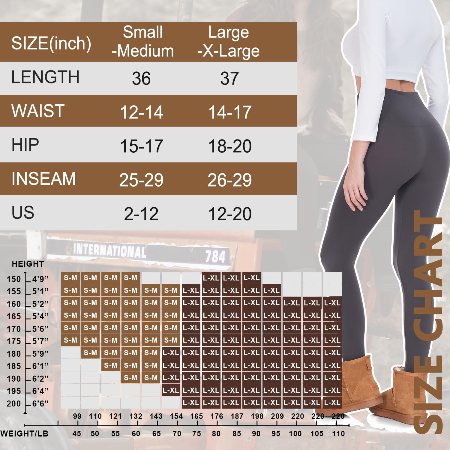 FULLSOFT 4 Pack Leggings with Pockets for Women,Soft High Waisted Tummy Control Workout Yoga Pants - Image 7